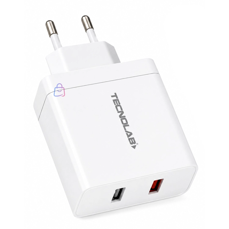 CARGADOR RAPIDO QC 3.0 18W USB-A A USB-C CERTIFICADO - PS - 2