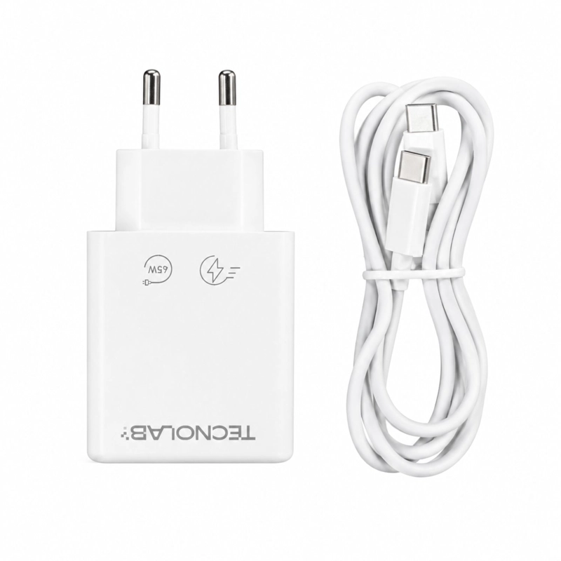 CARGADOR RAPIDO PD 45W QC 3.0 USB-C CON CABLE - PS - 1