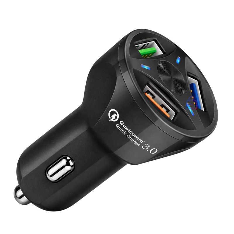 CARGADOR AUTO CARGA RAPIDA 3 USB 12V - PS - 3