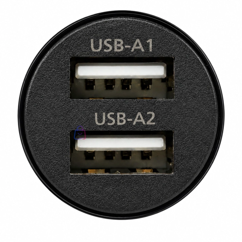 CARGADOR AUTO PHILIPS 12V DOBLE USB 12W - PS - 2