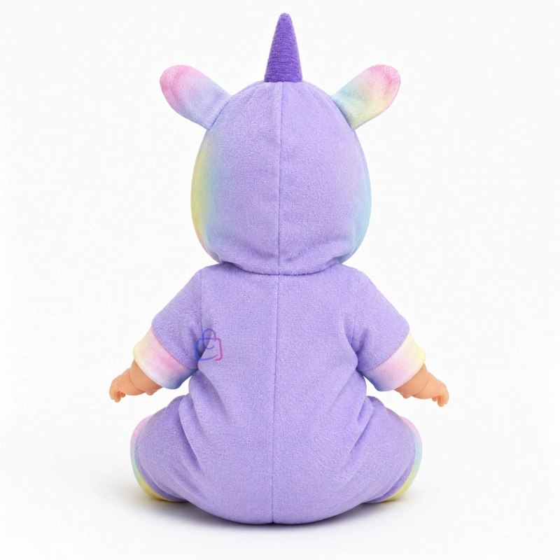 MUÑECA BEBE  PERFUMADA TAMAÑO 23CM PIJAMA DE UNICORNIO - PS - 3