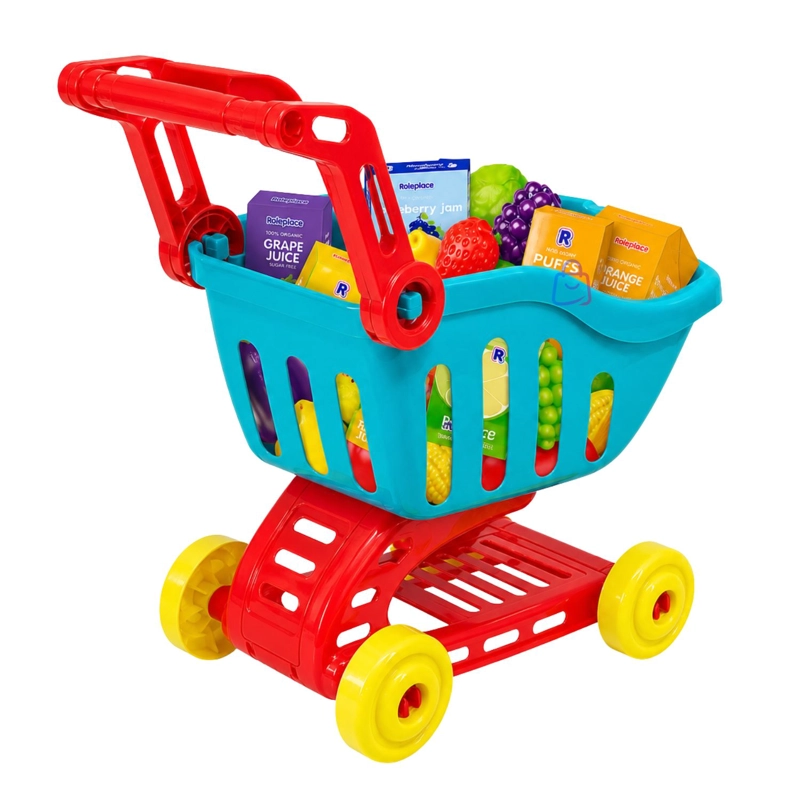 CARRITO COMPRAS INFANTIL 25 ACCESORIOS SUPERMERCADO - PS - 3