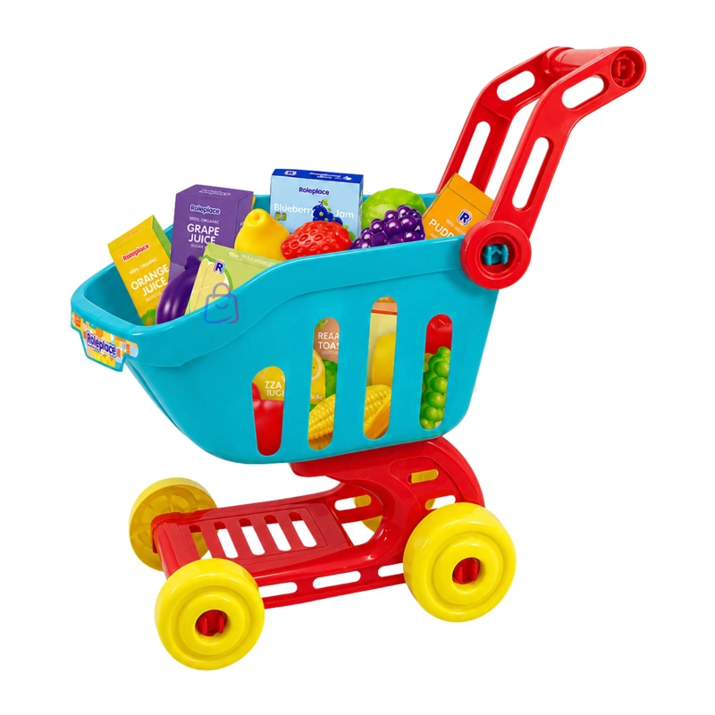 CARRITO COMPRAS INFANTIL 25 ACCESORIOS SUPERMERCADO - PS - 4
