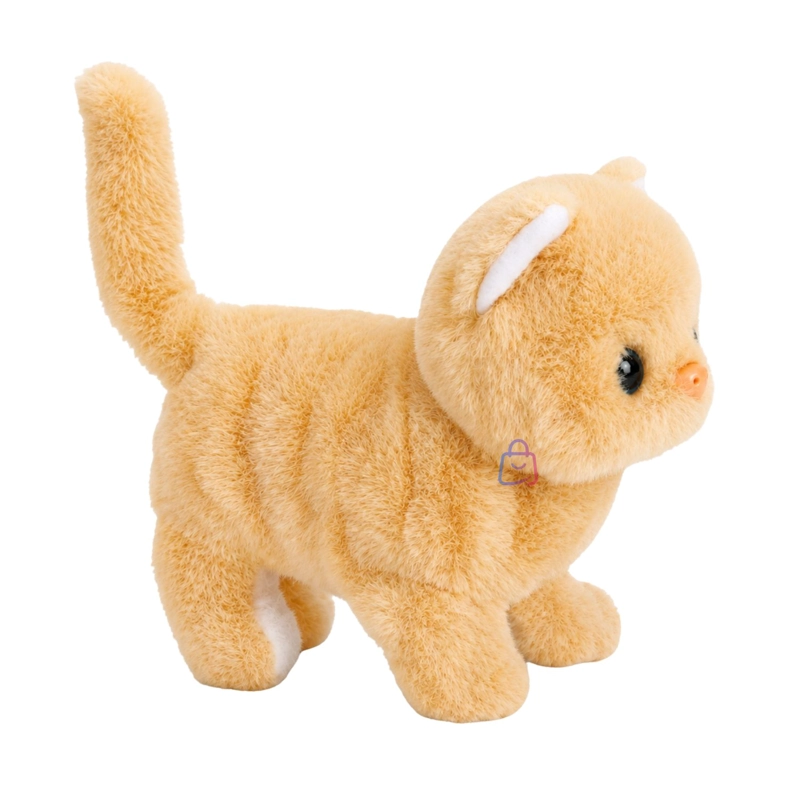 PELUCHE GATO INTERACTIVO AMARILLO SONIDO MOVIMIENTO - PS - 4