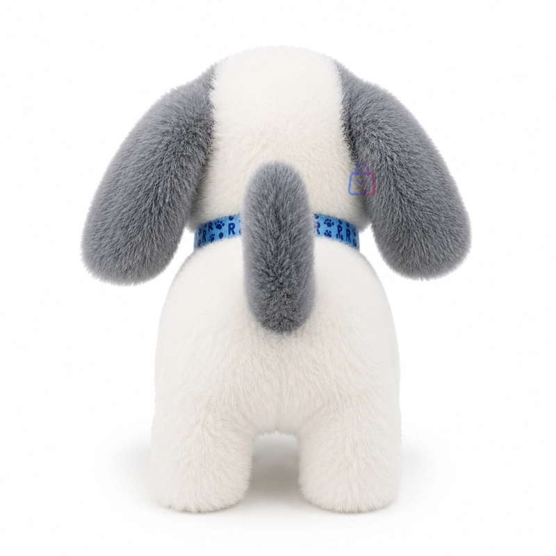 PELUCHE PERRO INTERACTIVO GRIS SONIDO MOVIMIENTO - PS - 3