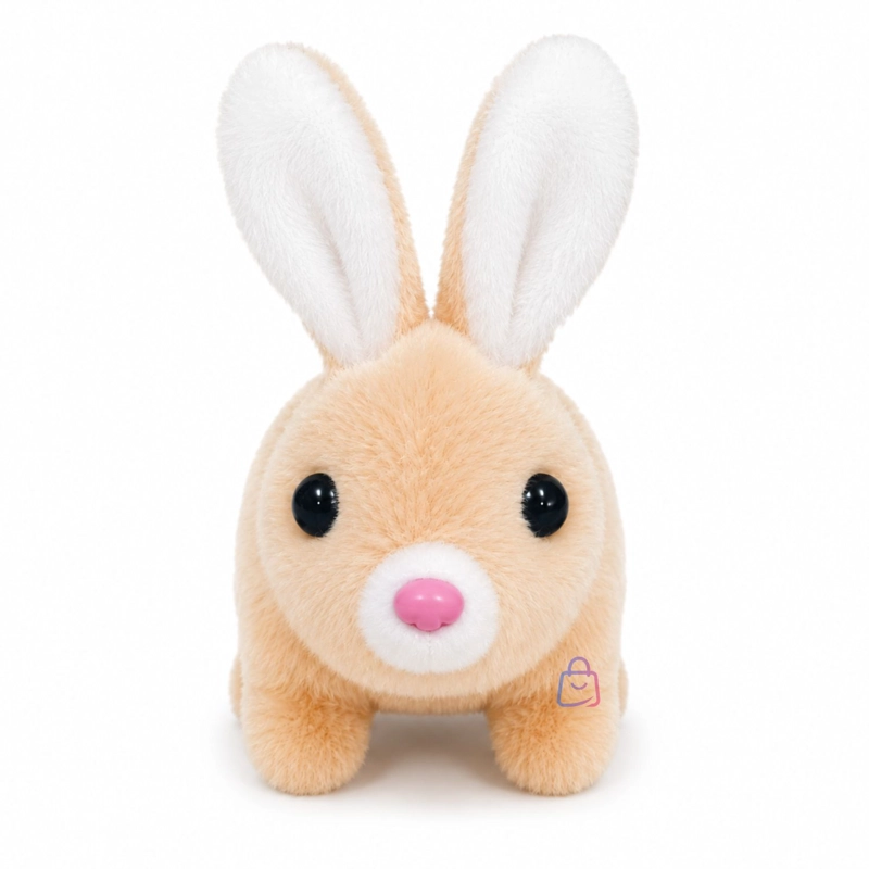 PELUCHE CONEJO INTERACTIVO CAFE  SONIDO MOVIMIENTO - PS - 2
