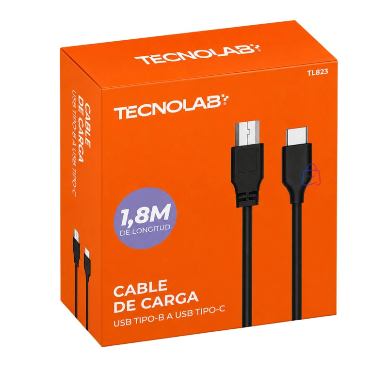 CABLE USB-C A USB-B PARA IMPRESORA Y ESCANER - PS - 4