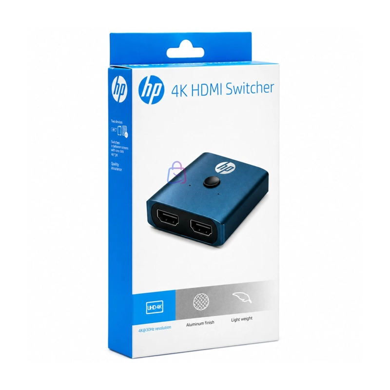 SWITCH SPLITTER HDMI 4K 2X1  1X2 BIDIRECCIONAL HP - PS - 4