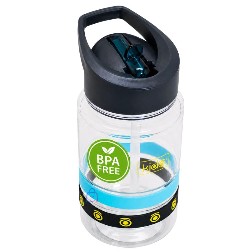 BOTELLA AGUA INFANTIL KIDO 450ML LIBRE BPA MORADO - PS - 3
