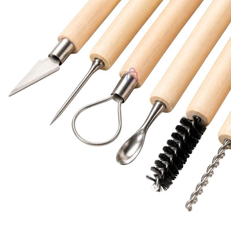 SET HERRAMIENTAS MODELADO ARCILLA 11 PIEZAS 22 PUNTAS - PS - 2