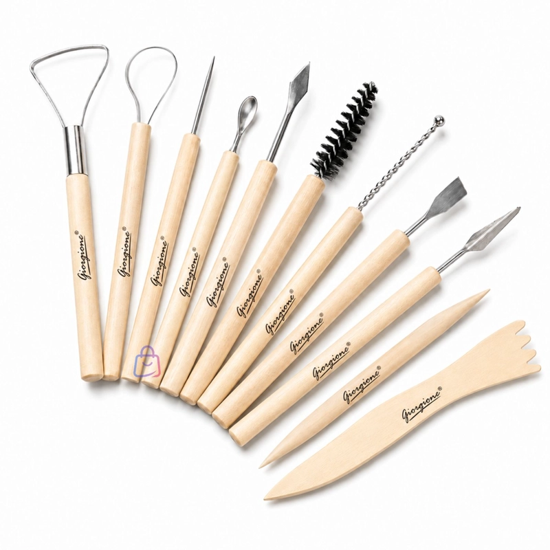 SET HERRAMIENTAS MODELADO ARCILLA 11 PIEZAS 22 PUNTAS - PS - 5