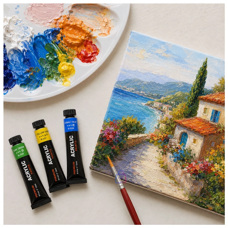 PINTURA ACRILICA 30 COLORES 12ML PREMIUM - PS - 2