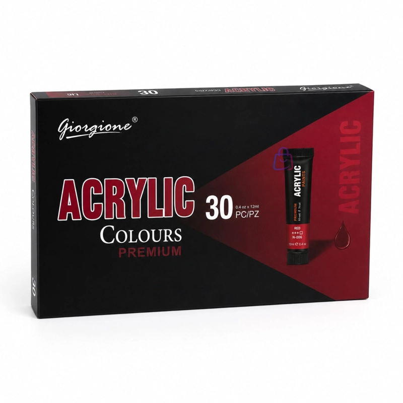 PINTURA ACRILICA 30 COLORES 12ML PREMIUM - PS - 4