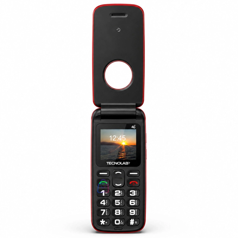 CELULAR SENIOR 4G LIBERADO FLIP SOS ADULTO MAYOR AZUL - PS - 3