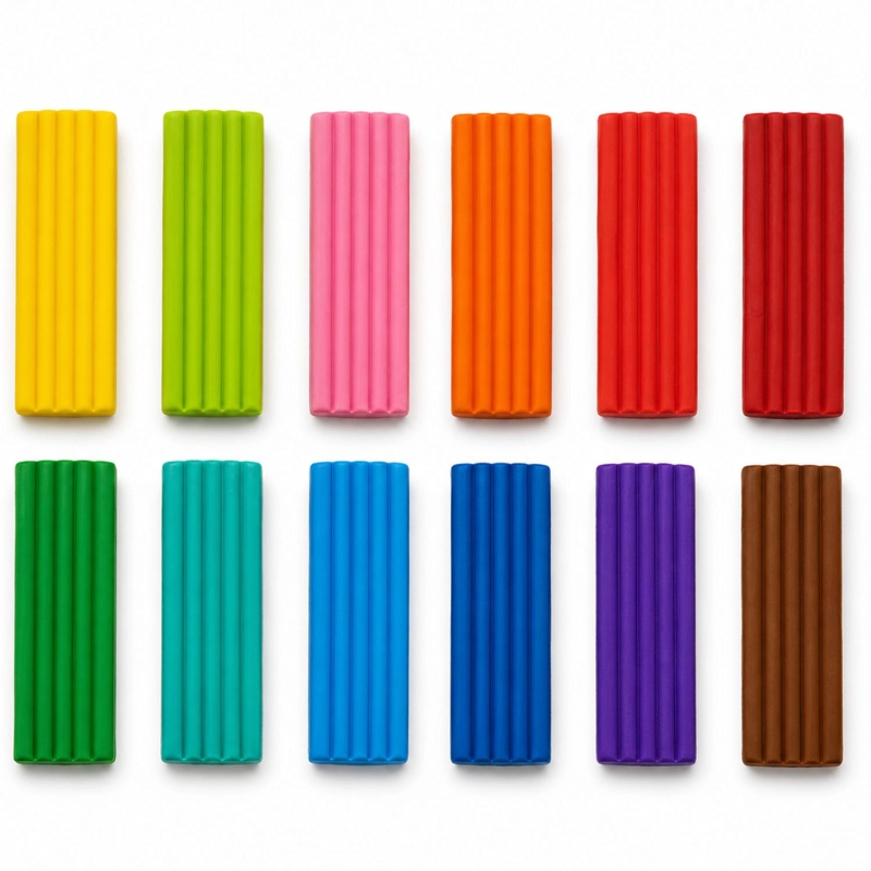 PLASTILINA CARIOCA PLASTY 12 COLORES 150G SIN GLUTEN - PS - 1