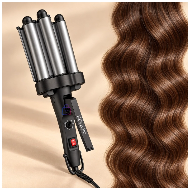 ONDULADOR WAVER REVLON 3 BARRILES JUMBO GRIS PRO - PS - 2