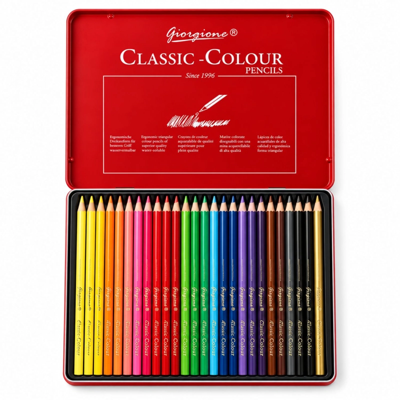 LAPICES DE COLORES 24 CAJA METALICA - PS - 1