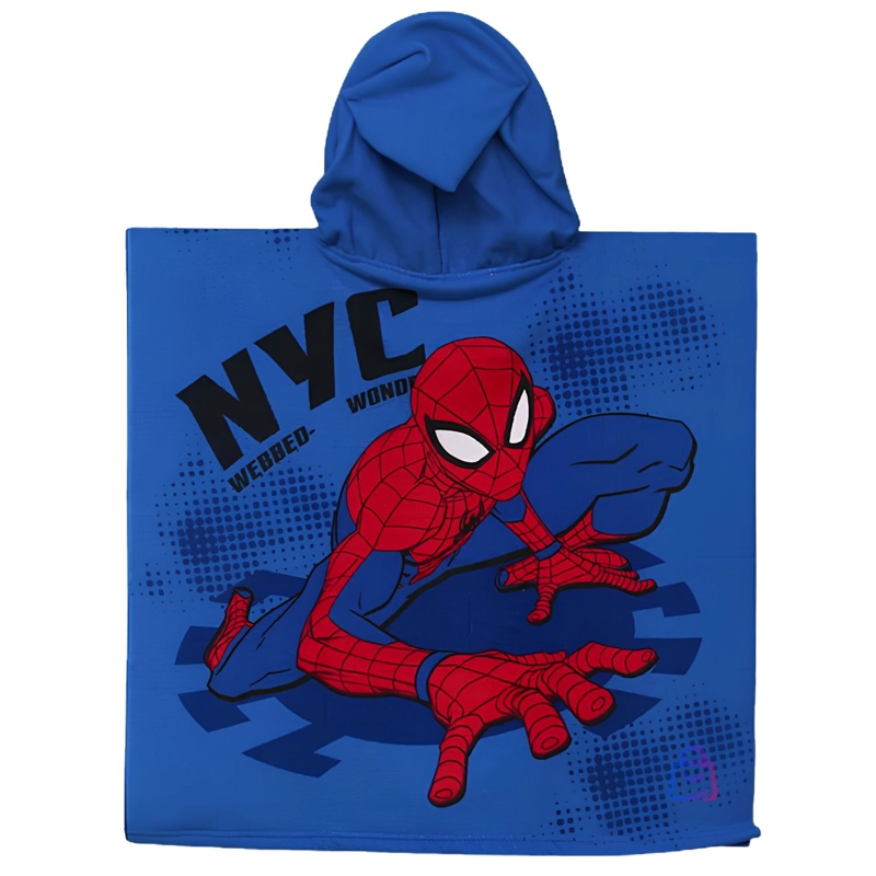 TOALLA PLAYA PISCINA SPIDERMAN CAPUCHA MICROFIBRA 60X60 - PS - 2