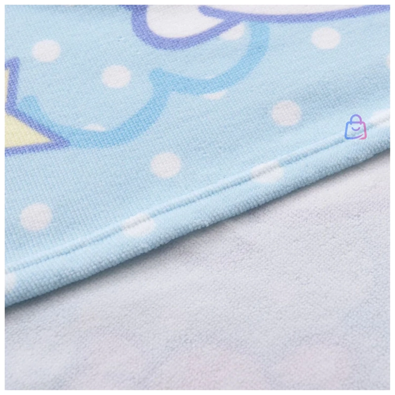 TOALLA PLAYA CON CAPUCHA CINNAMOROLL NUBES 60X60 CM - PS - 3