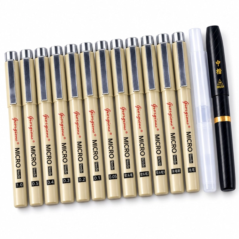 SET 12 ESTILOGRAFOS ZG012 DIBUJO MANGA LETTERING - PS - 1