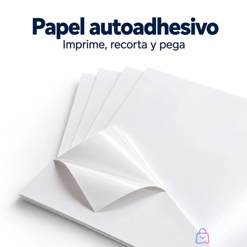PAPEL FOTOGRAFICO ADHESIVO A4 GLOSSY 180G 100 HOJAS - PS - 3