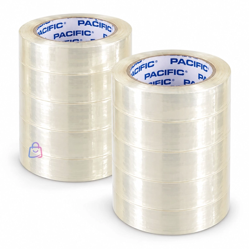 PACK 10 CINTAS ADHESIVAS TRANSPARENTES 18MM X 60M - PS - 4