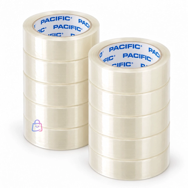 PACK 10 CINTAS ADHESIVAS TRANSPARENTE 18MM X 30M - PS - 4