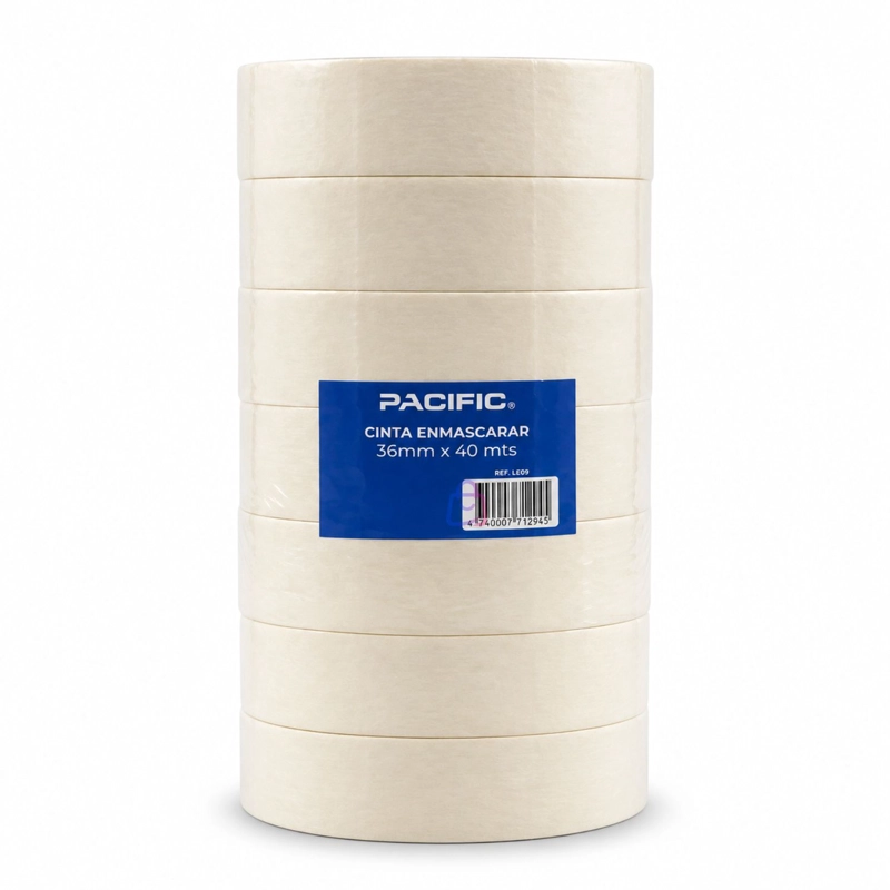 PACK 7 CINTAS ENMASCARAR MASKING TAPE 36MM X 40M - PS - 4