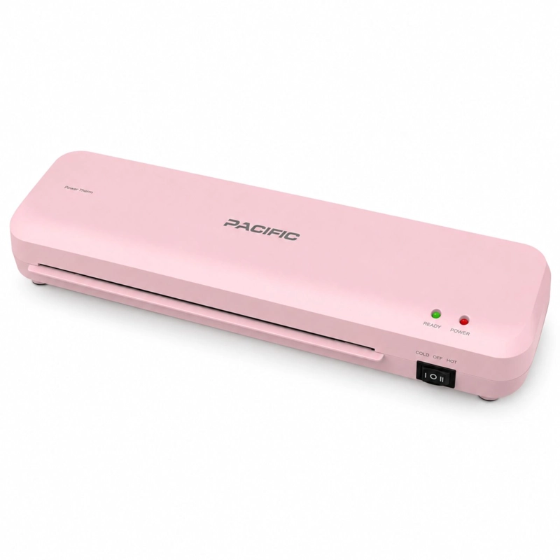 LAMINADORA PLASTIFICADORA A4 DOBLE RODILLO ROSADO - PS - 1