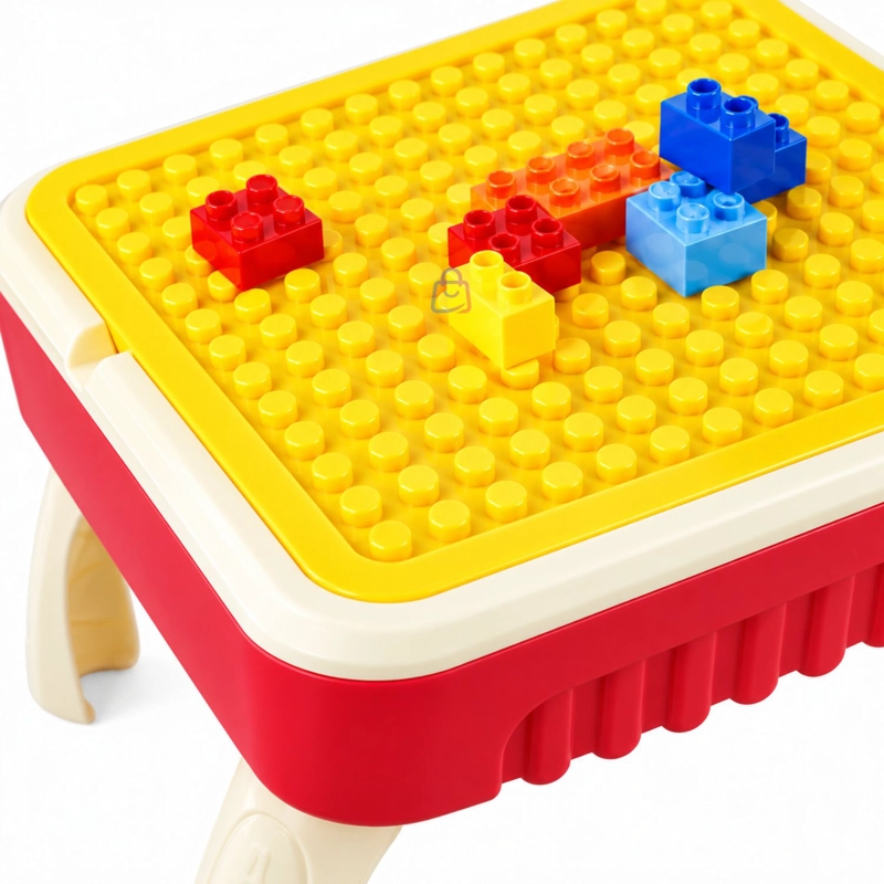 MESA INFANTIL DE BLOQUES Y PIZARRA PLUMONES Y BORRADOR - PS - 3