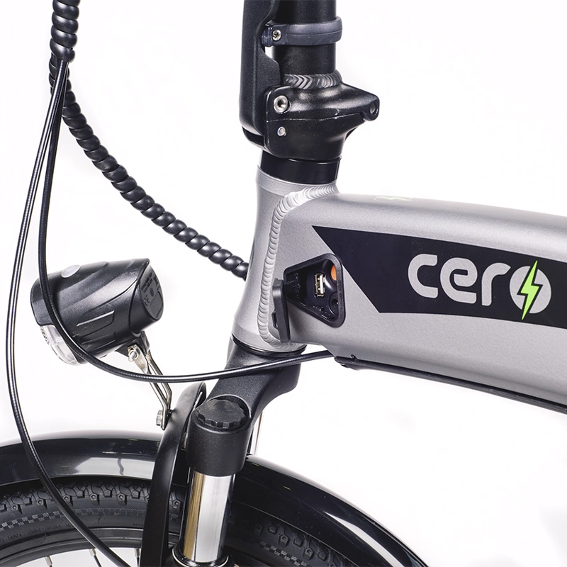 BICICLETA ELÉCTRICA CERO MOTORS M1 GRIS - 3