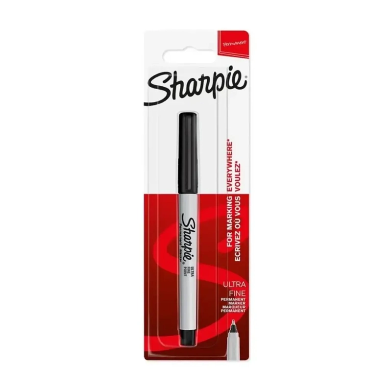 MARCADOR SHARPIE NEGRO PUNTA ULTRA FINA - 1