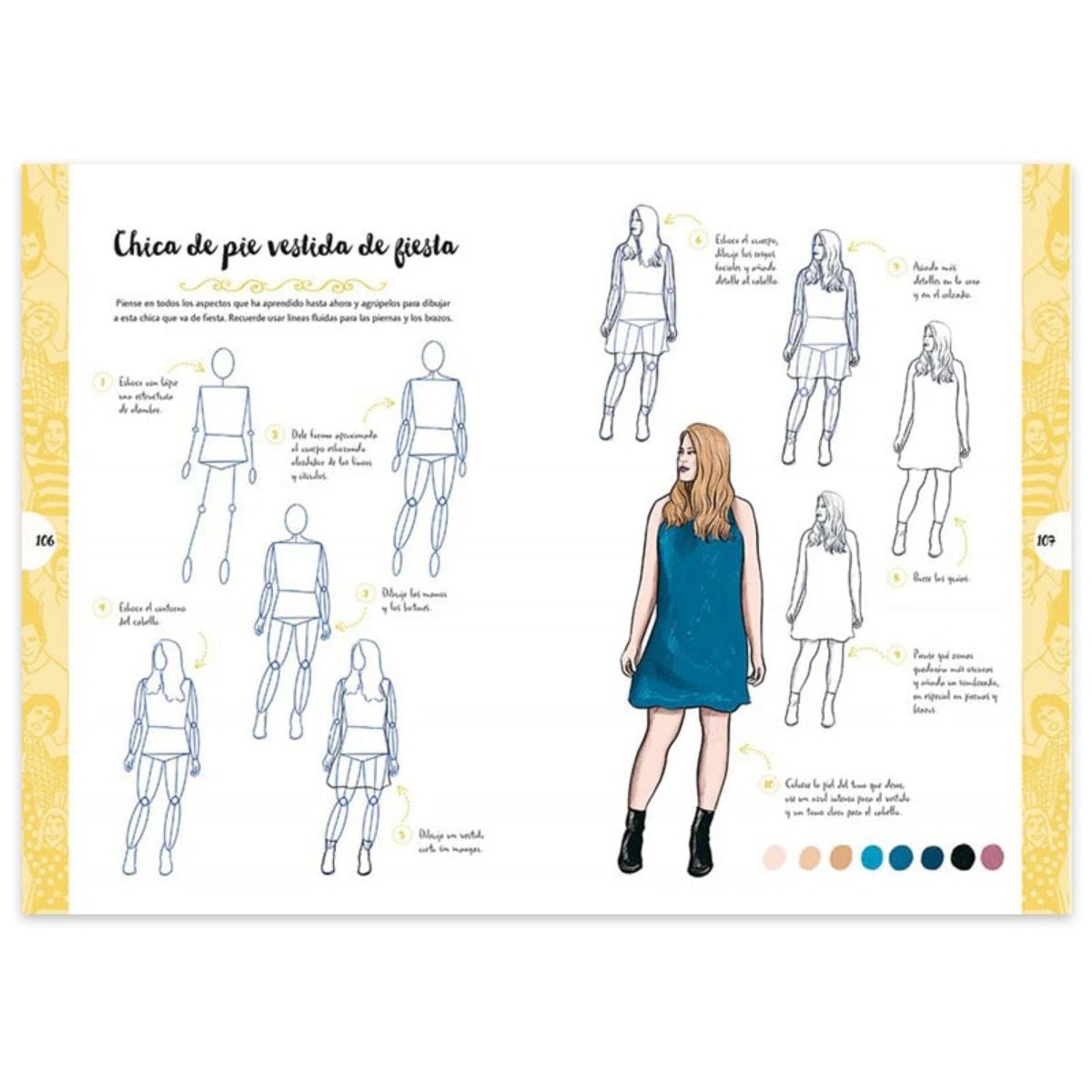 LIBRO DIBUJAR EN 10 PASOS PERSONAS JUSTINE LECOUFFE - 3
