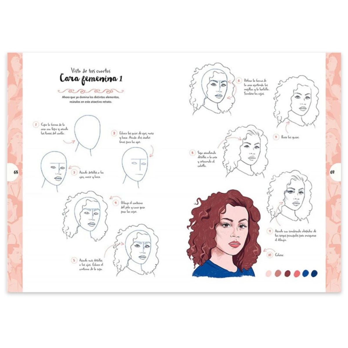 LIBRO DIBUJAR EN 10 PASOS PERSONAS JUSTINE LECOUFFE - 4