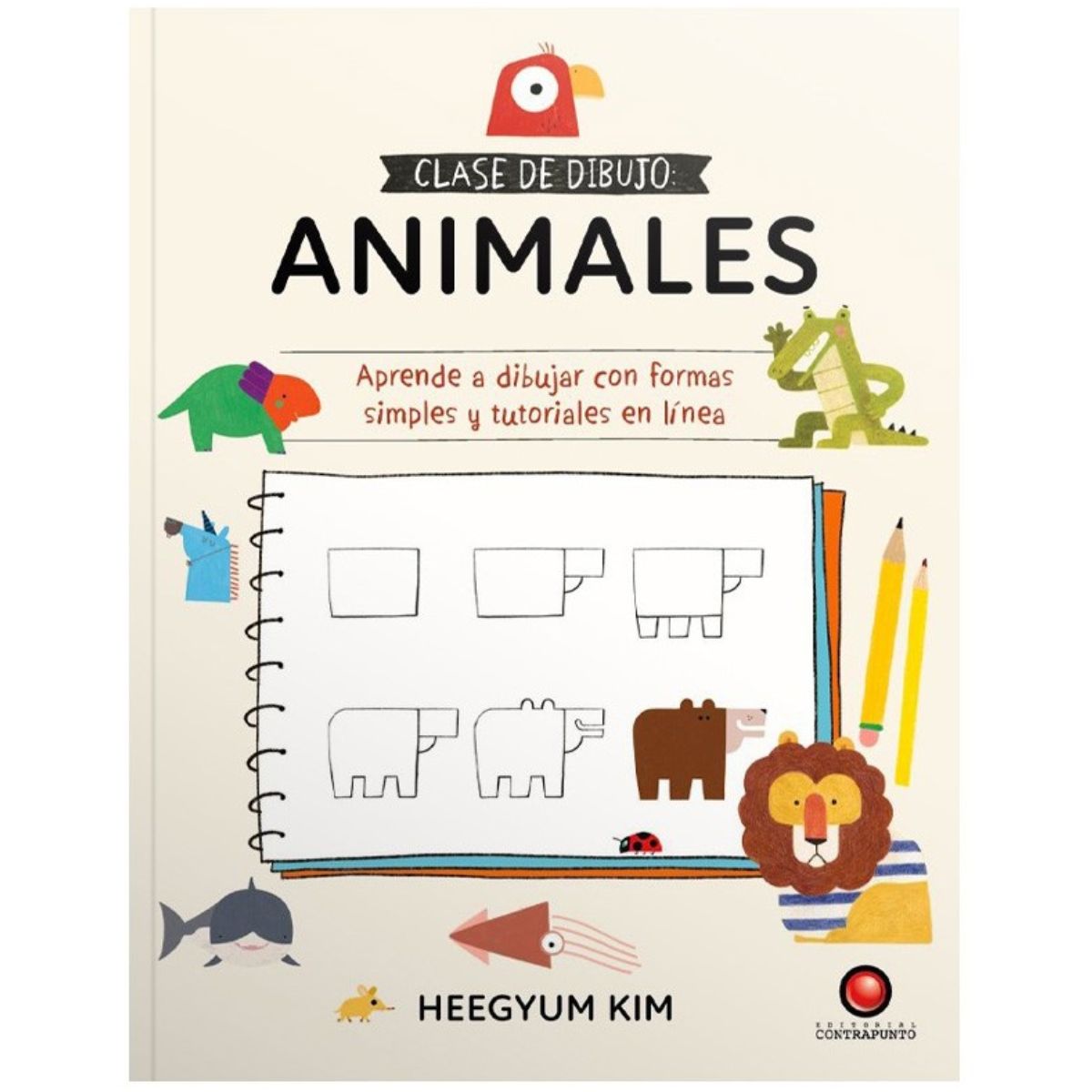 LIBRO CLASE DE DIBUJO ANIMALES HEEGYUM KIM - 1