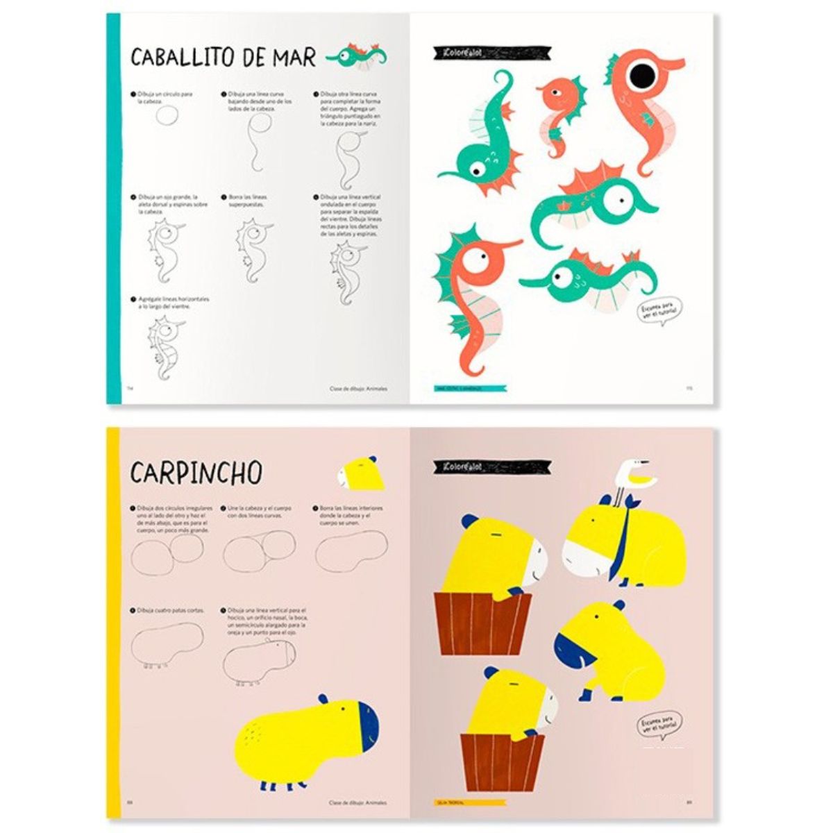 LIBRO CLASE DE DIBUJO ANIMALES HEEGYUM KIM - 4
