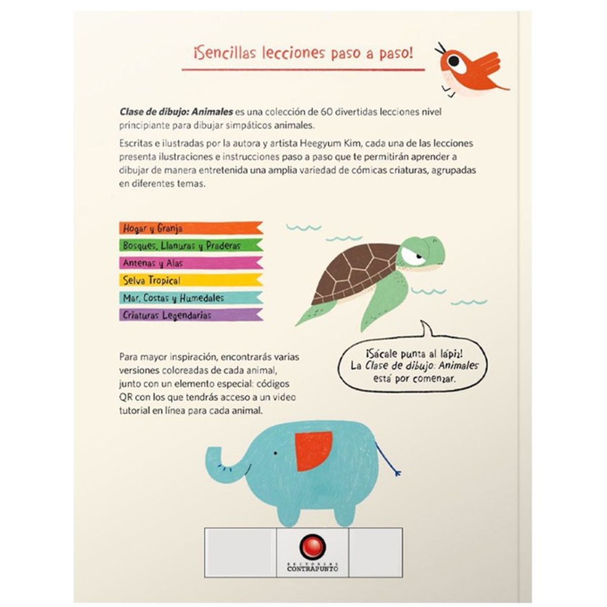 LIBRO CLASE DE DIBUJO ANIMALES HEEGYUM KIM - 5