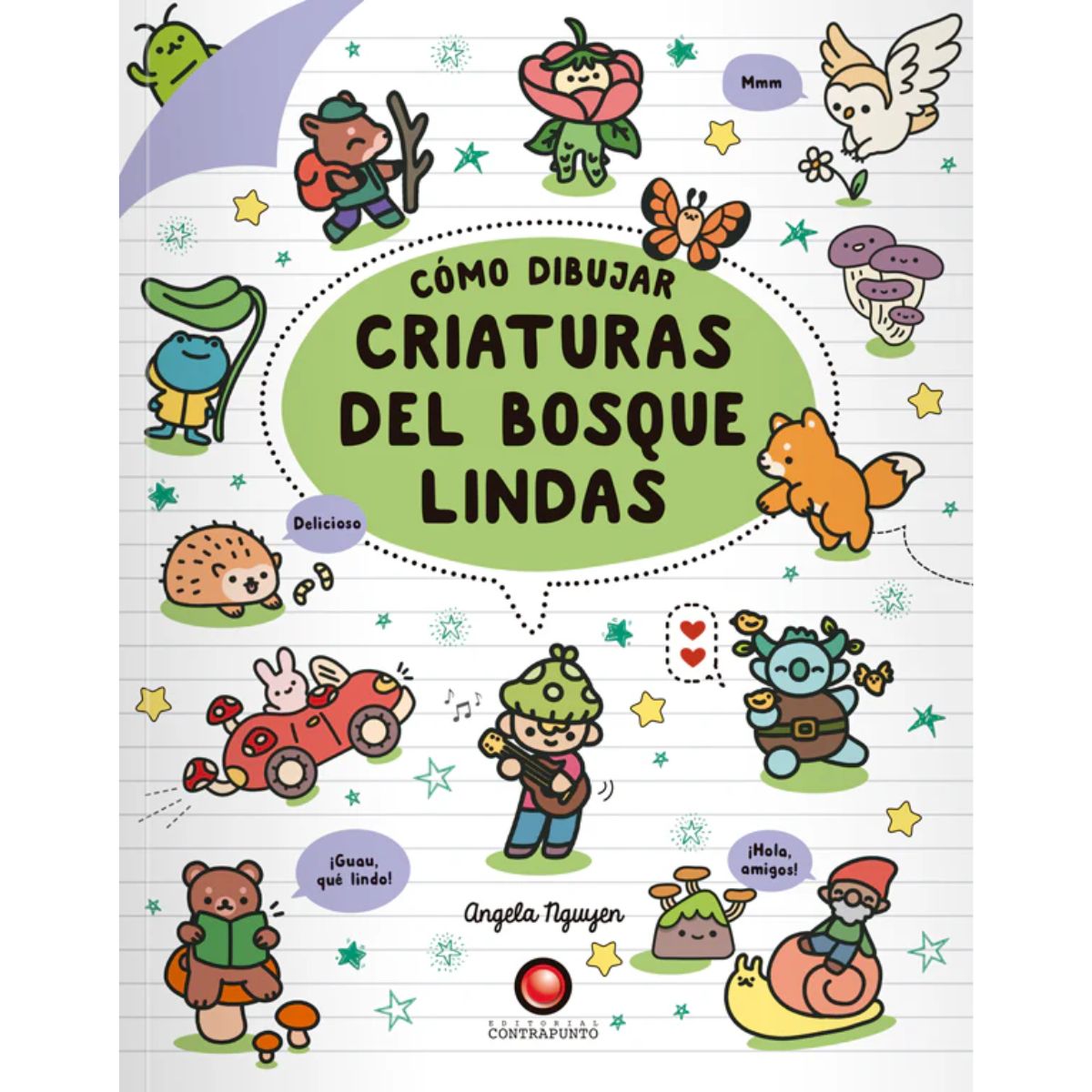 LIBRO COMO DIBUJAR CRIATURAS LINDAS DEL BOSQUE ANGELA NGUYEN - 1