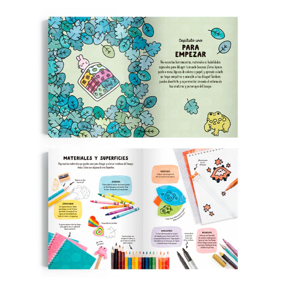 LIBRO COMO DIBUJAR CRIATURAS LINDAS DEL BOSQUE ANGELA NGUYEN - 5