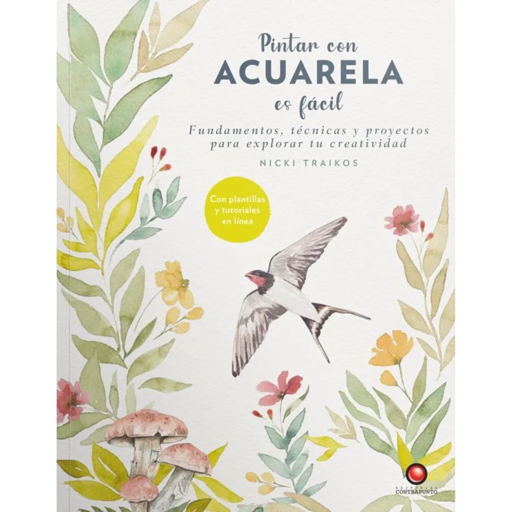 LIBRO PINTAR CON ACUARELA ES FACIL NICKI TRAIKOS - 1