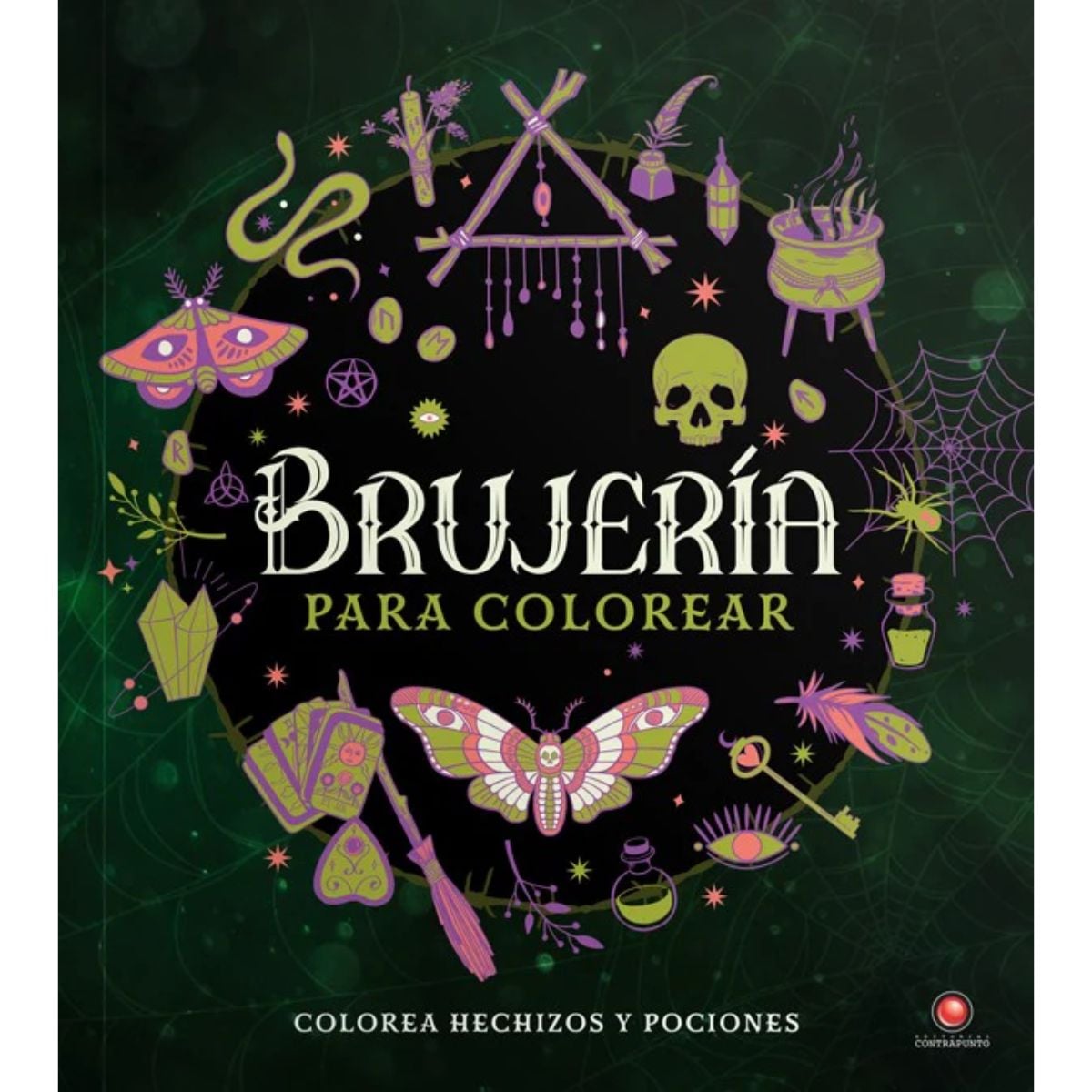 LIBRO PARA COLOREAR BRUJERIA QUARTO PUBLISHING - 1