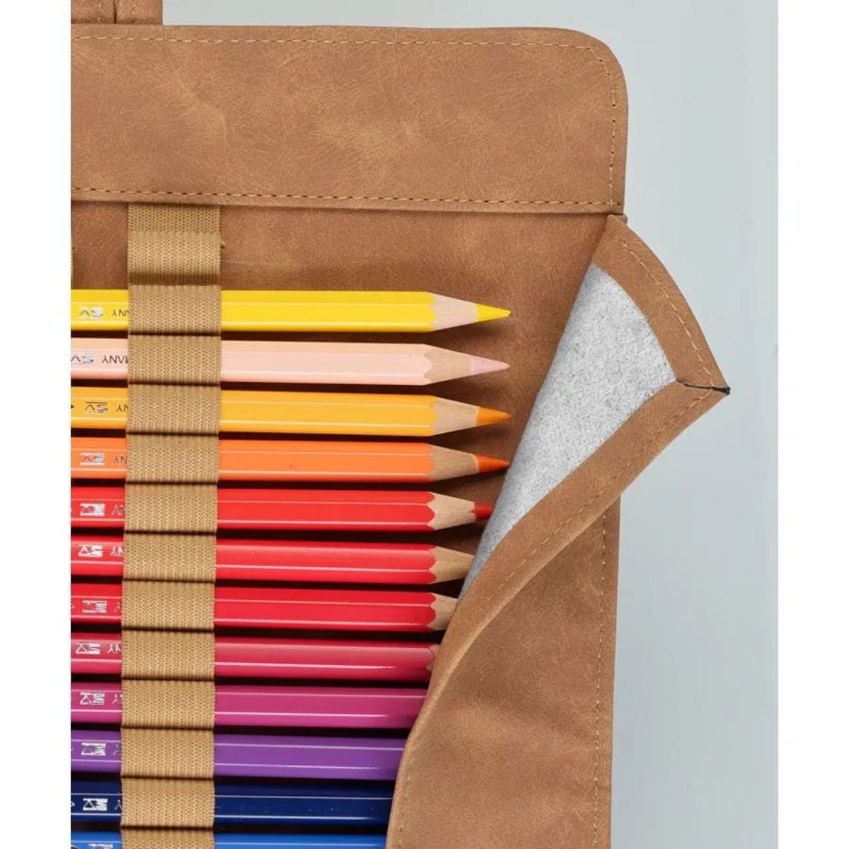 ESTUCHE ENROLLABLE FABER CASTELL ART & GRAPHIC CUERO - 5