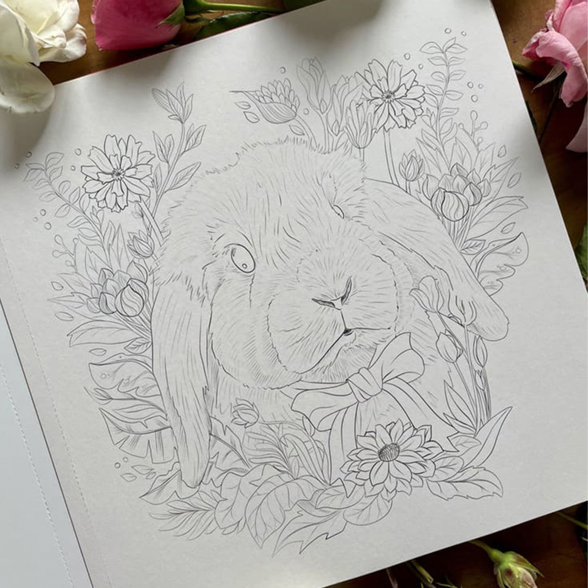 LIBRO PARA COLOREAR MASCOTAS Y FLORES SUN DISEÑO - 3