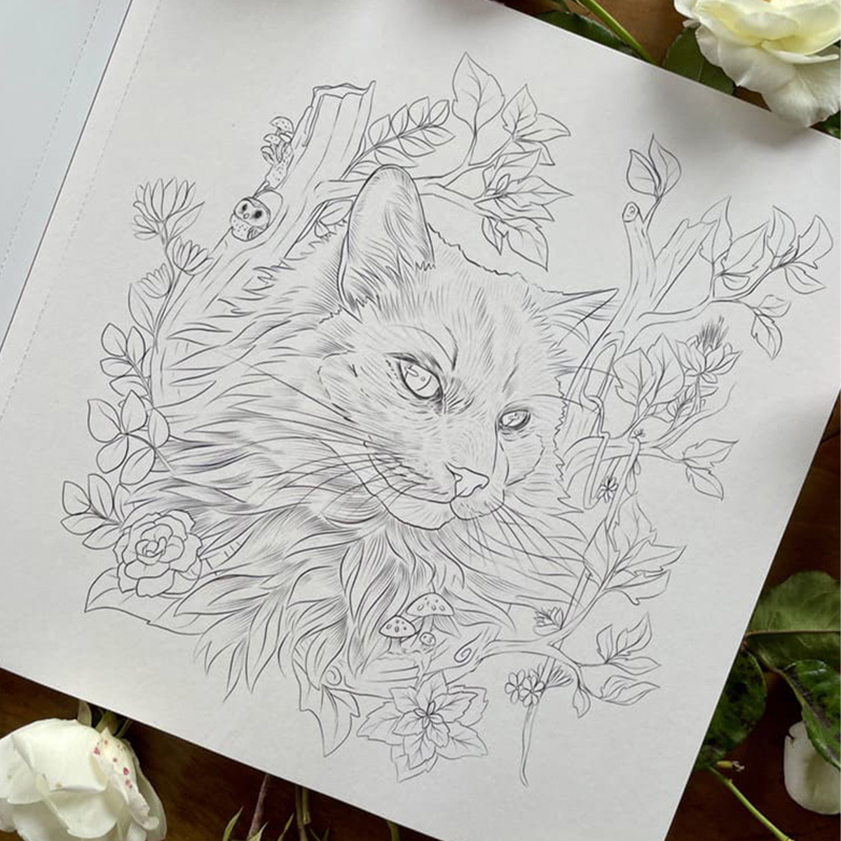 LIBRO PARA COLOREAR MASCOTAS Y FLORES SUN DISEÑO - 4