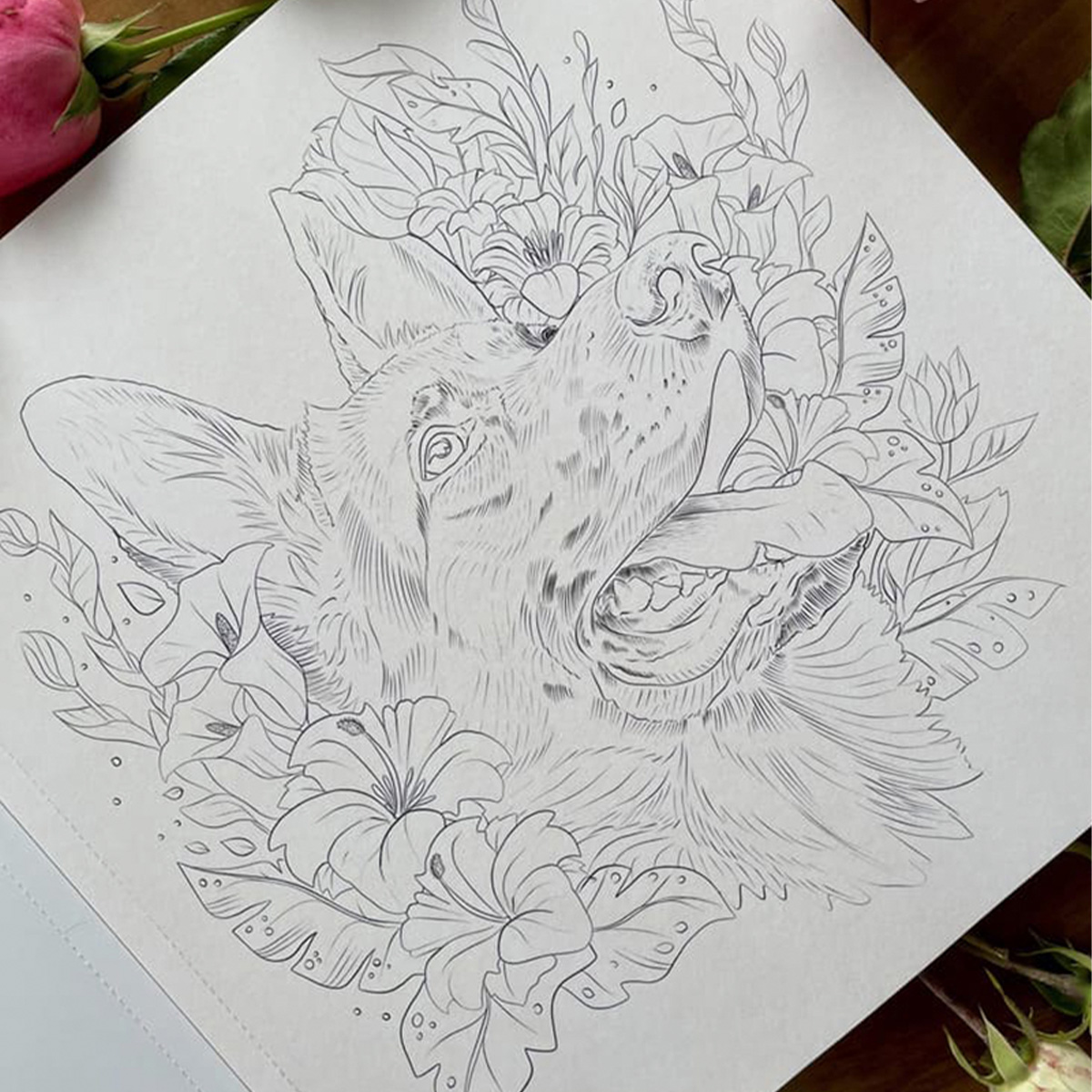 LIBRO PARA COLOREAR MASCOTAS Y FLORES SUN DISEÑO - 5