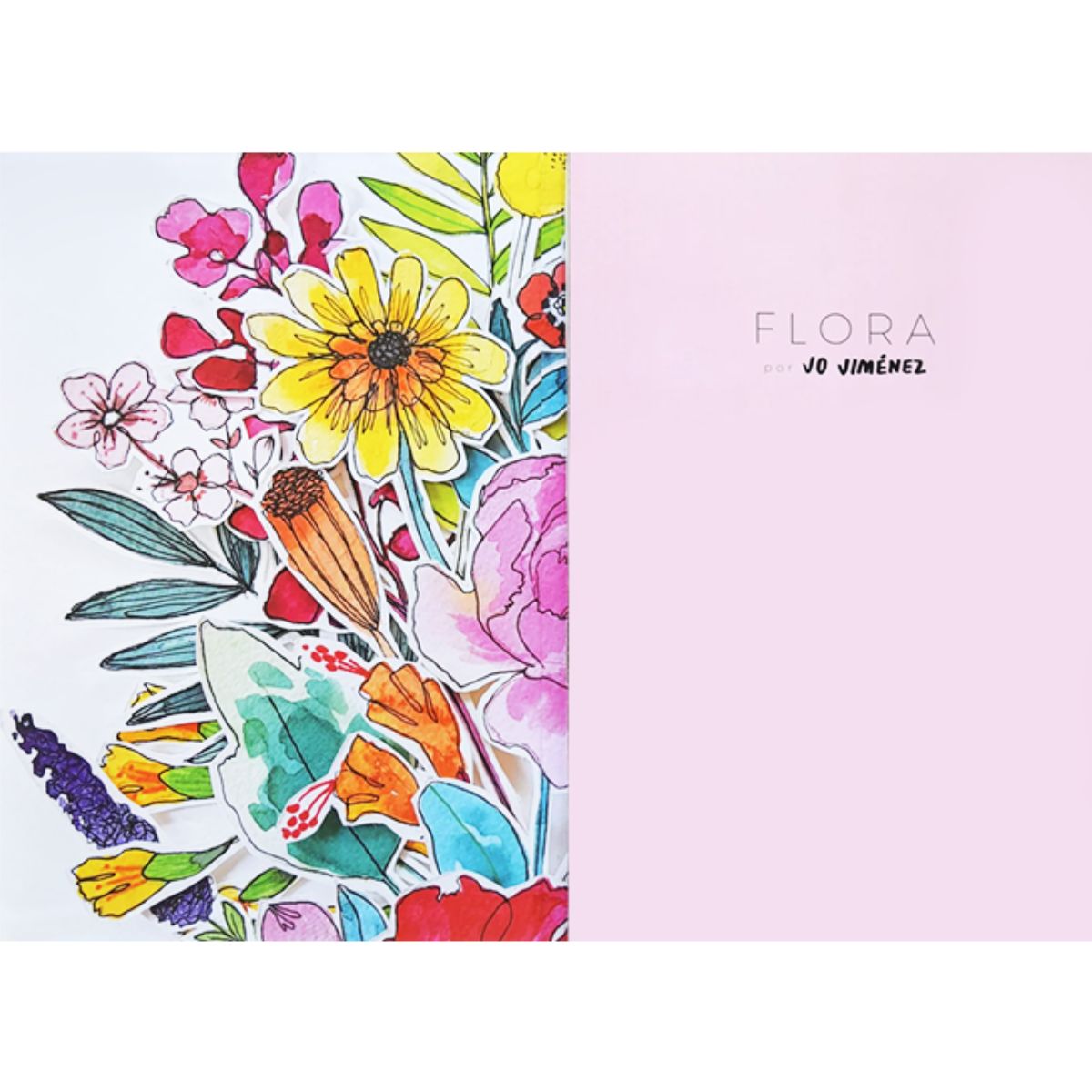 LIBRO PARA COLOREAR FLORA JO JIME NEZ - 2