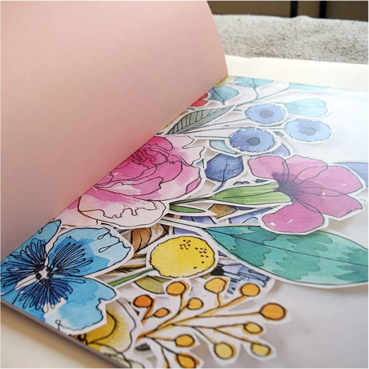 LIBRO PARA COLOREAR FLORA JO JIME NEZ - 4