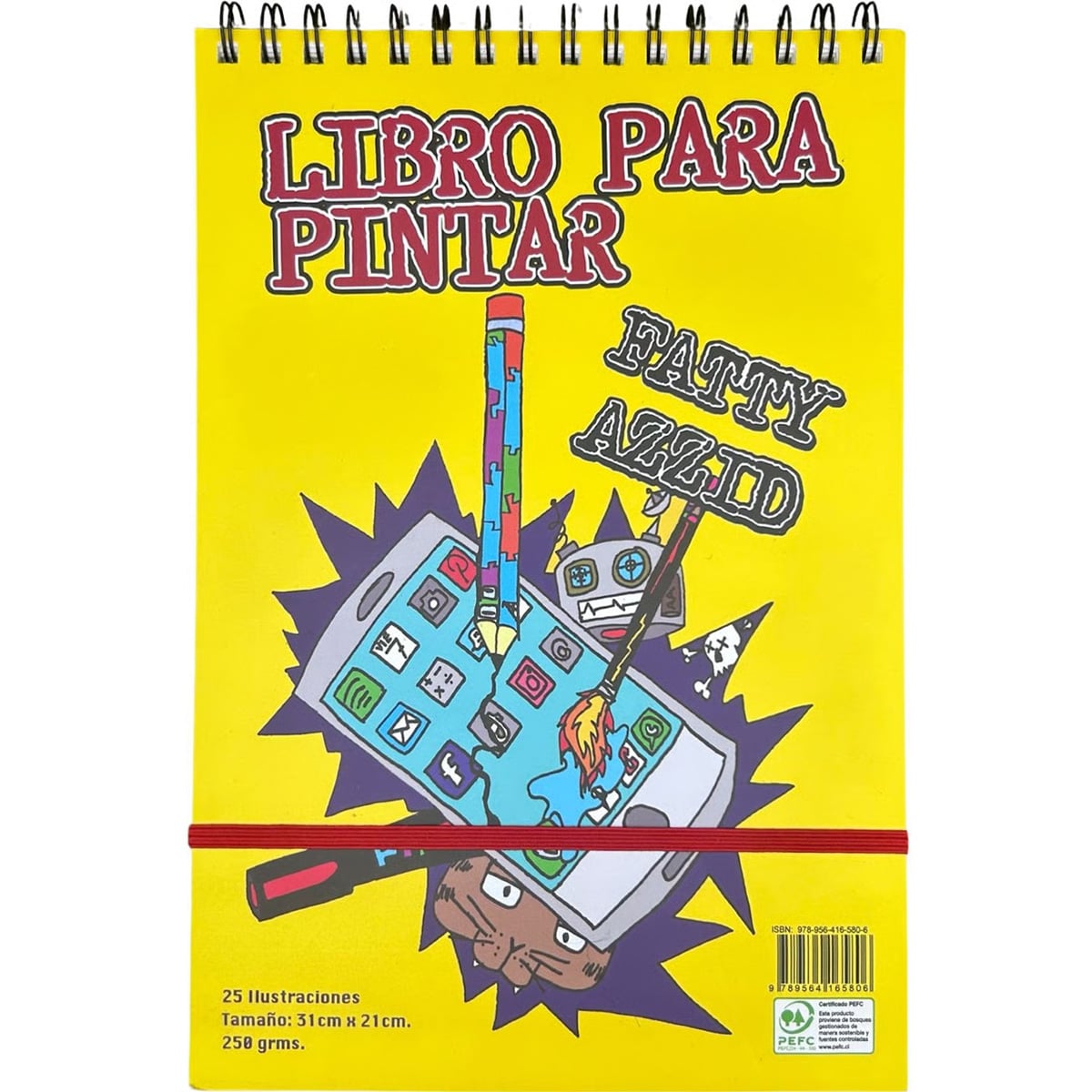 LIBRO PARA COLOREAR FATTY AZID - 1