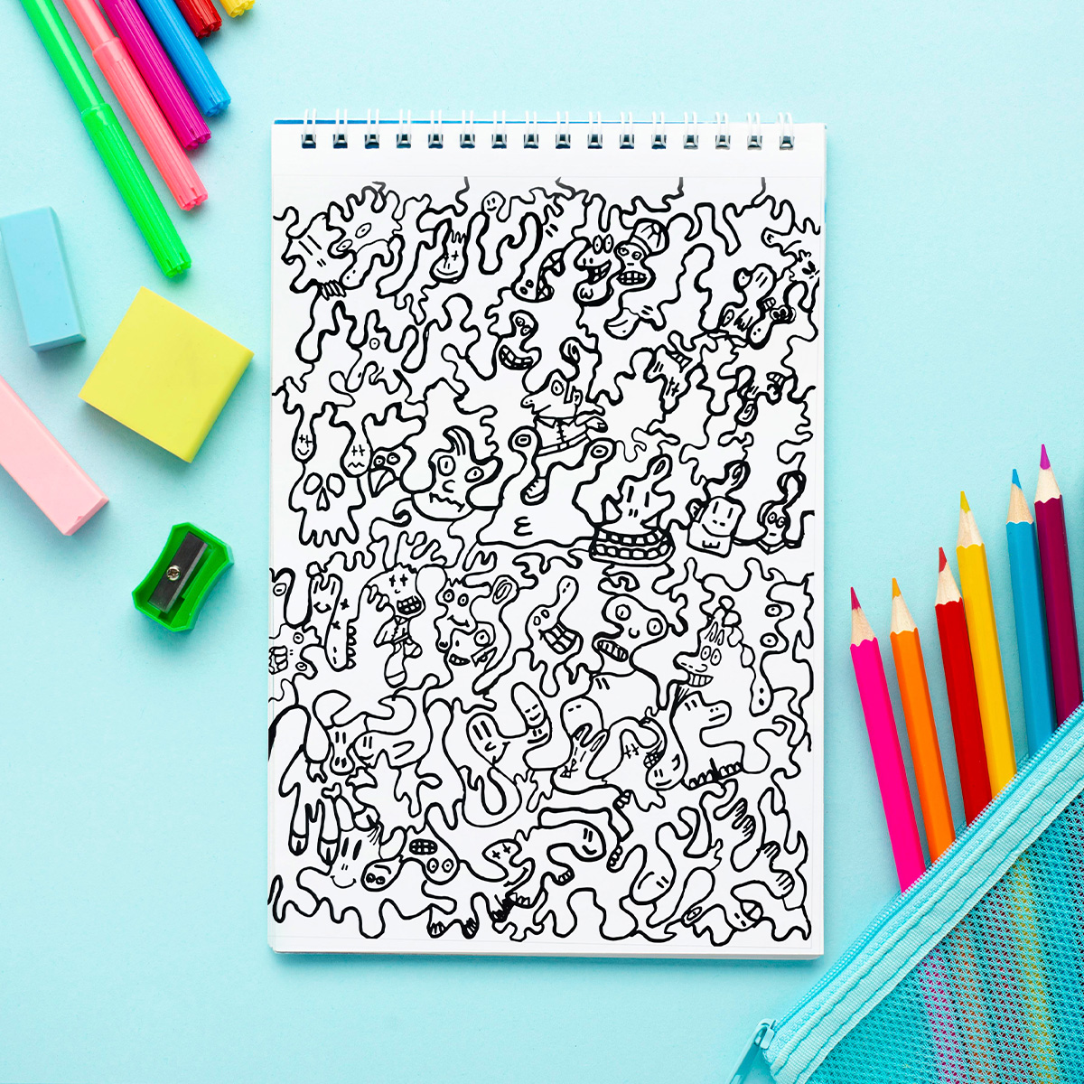 LIBRO PARA COLOREAR FATTY AZID - 2