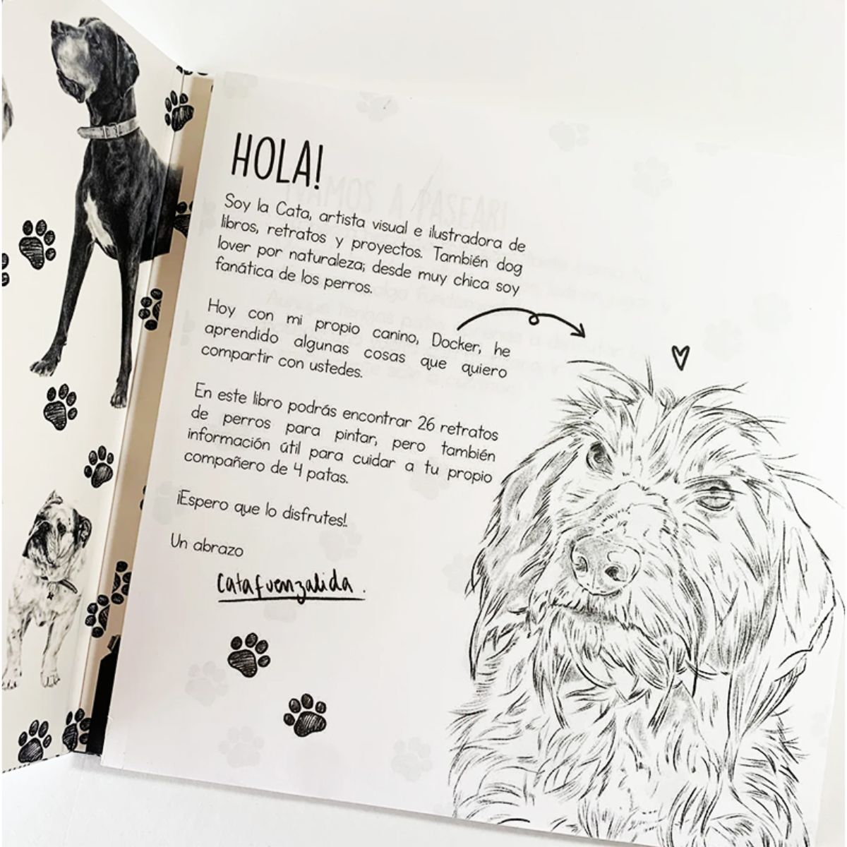 LIBRO PARA COLOREAR PERROS CATA FUENZALIDA - 2